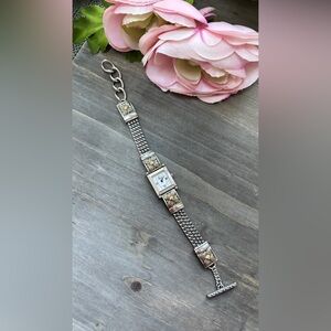 Vintage Brighton Monroe Two-Tone Quartz Analog Women's Watch